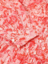 Plus Size Pink Pure Cotton Floral Printed Tiered Dress
